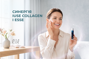 Синергія IUSE Collagen і Esse: чому поєднання нутрицевтиків і космецевтики стало новим трендом healthy aging